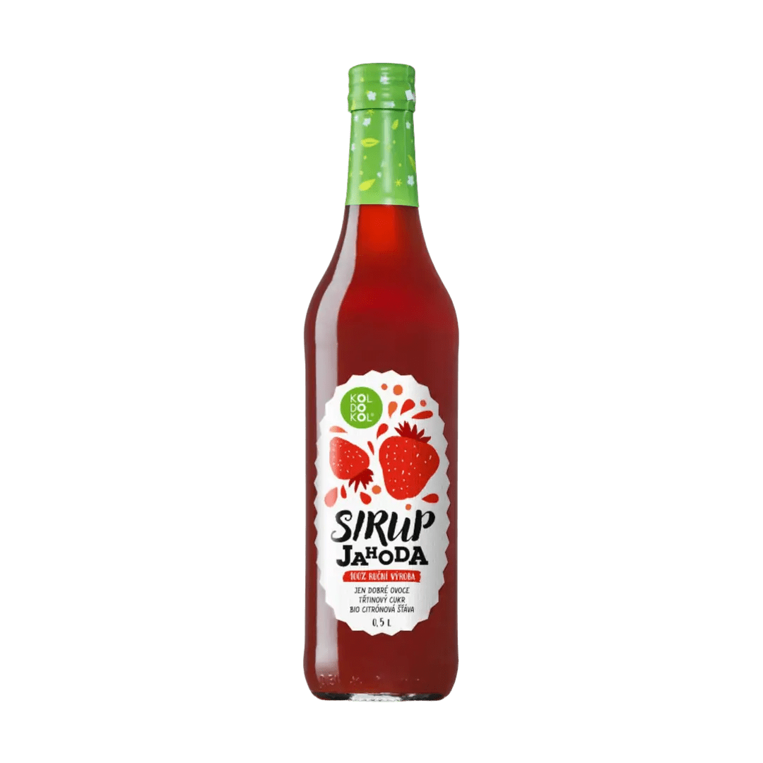 Jahoda sirup 500 ml - FitMar.cz
