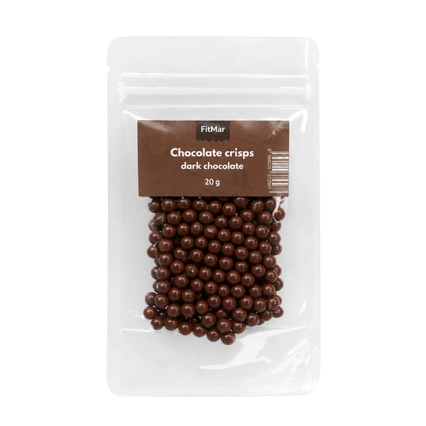Crunchies für Creme - Zartbitterschokolade 15g
