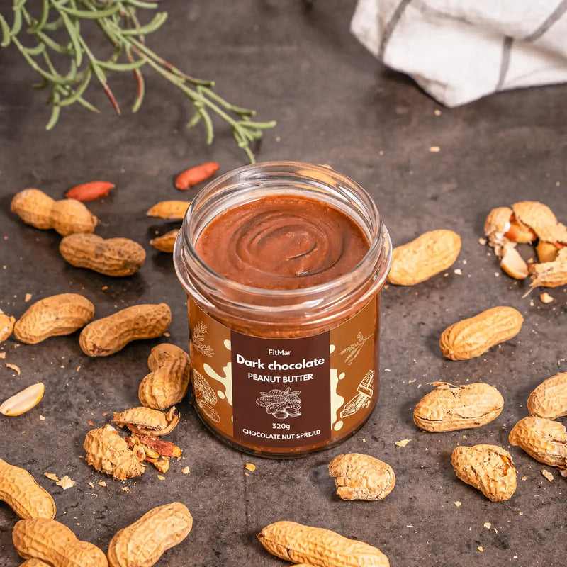 Erdnusscreme mit Zartbitterschokolade