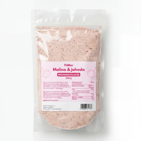 FitMar Protein-Haferbrei Himbeere und Erdbeere 500 g
