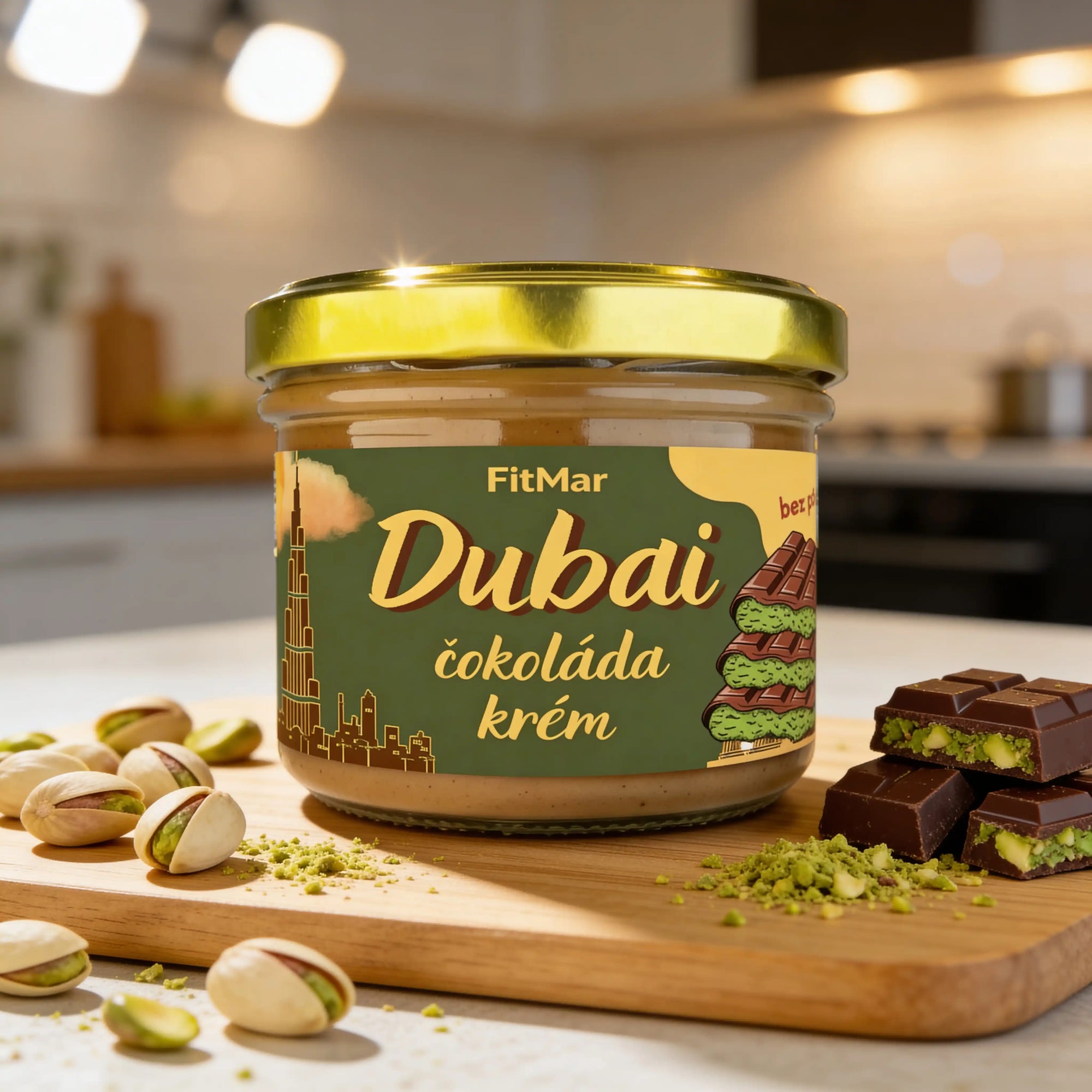 Creme mit Geschmack von Dubai-Schokolade 190g